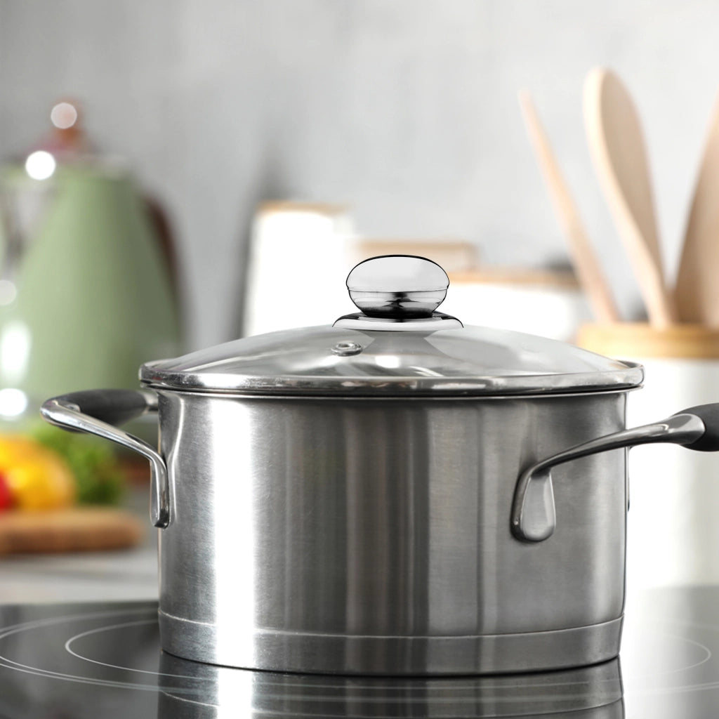 Coperchio in vetro KADAX da 22 cm, universale, resistente al calore, per pentole e padelle.