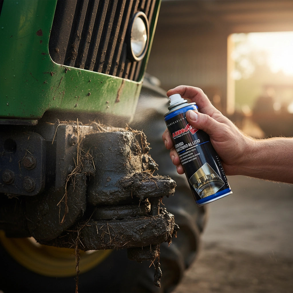 Grasso al litio chiaro multiuso spray per auto e industria 200 ml