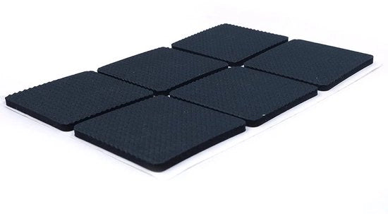 Pannelli di protezione per mobili 72 pezzi - Pannelli adesivi pesanti - Supporti quadrati per sedie - Protezione antiscivolo - Protezione per pavimenti duri