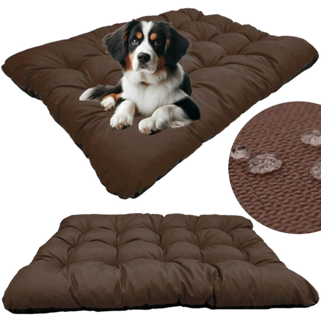 AIO FACTORY 100x70 cm PRESTIGE Cuccia per cani impermeabile personalizzabile Marrone