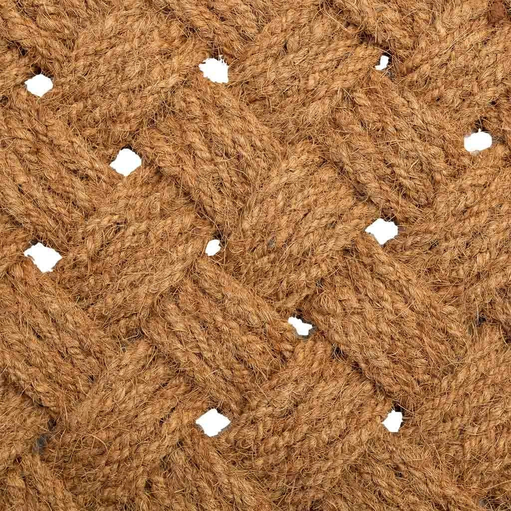Zerbino corda di cocco marrone 90x55x3