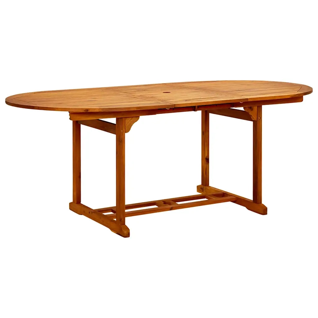 Set Pranzo Giardino 7 pz Nero in Polyrattan e Legno Massello