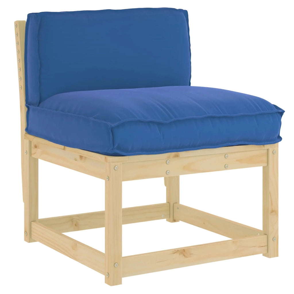 Cuscino Blu Reale 70 x 40 x 12 cm Tessuto Oxford 42001525