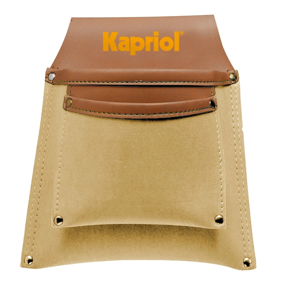 Borsa in cuoio con 2 tasche