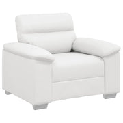 Poltrona | Sedia Relax Bianca 100x81x84 cm in Similpelle