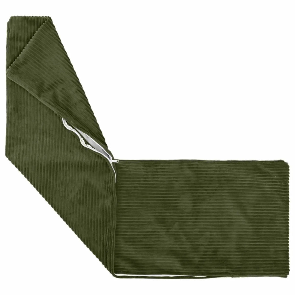 Federa 2 pcs HEERLEN Verde 40 x 145 cm corduroy 908904