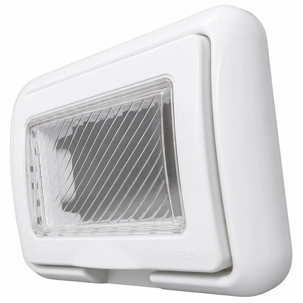 Coperchio ip55 bianco compatibile matix per protezione elettrica