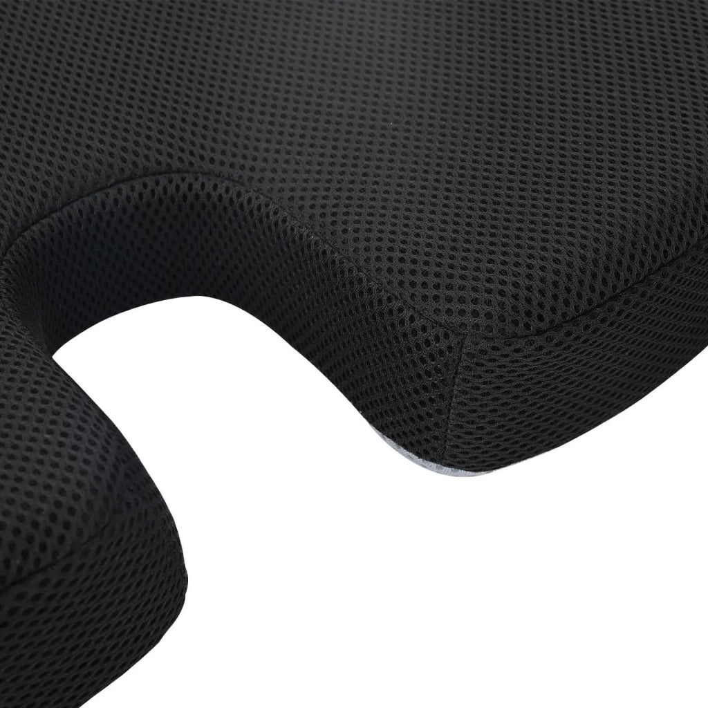 Cuscino per la seduta Nero 47 x 36,5 x 8 cm Schiuma Memory 42012685