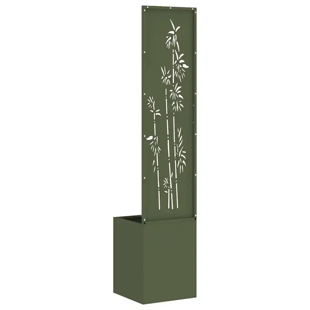 Schermo per privacy in giardino Oliver verde 32 x 32 x 150 cm 876381