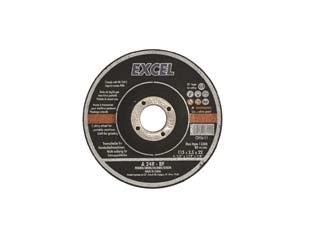 DISCHI DA TAGLIO E DA SGROSSO CENTRO DEPRESSO PER FERRO Ø MM.115- - ø mm.115x2,5 foro 22,2 da taglio per ferro - 10 pezzi EXCEL