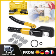 Sistema di chiusura idraulica per uso domestico, disponibile in 4/6/10/16/25/35/50/70 mm, composto da 2 attrezzi idraulici.