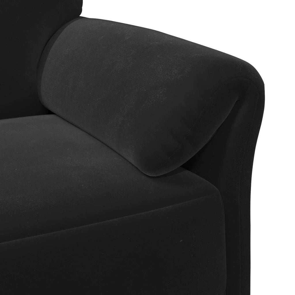 Set di divani 2 pz Nero Velluto 3424891