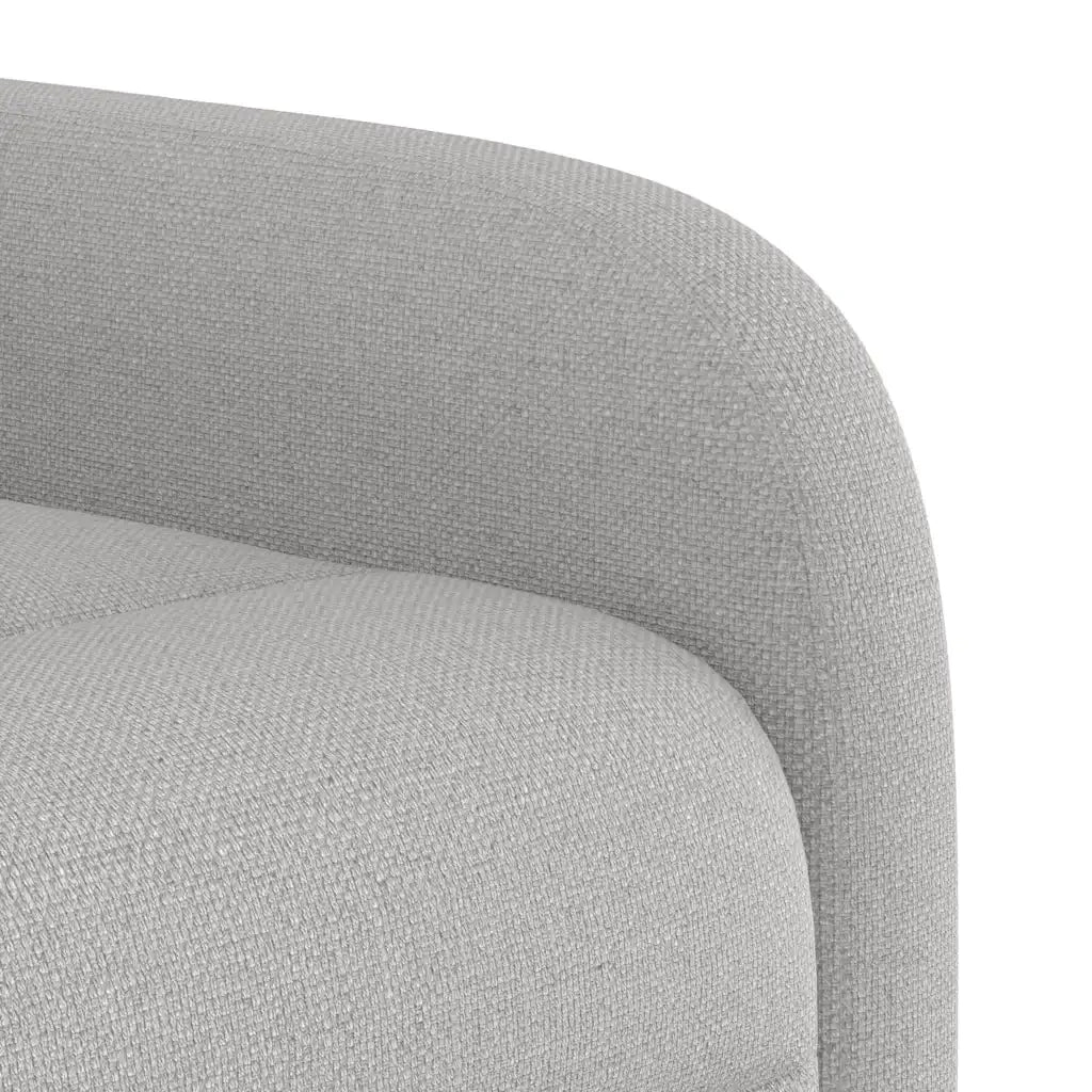 Poltrona Reclinabile in Tessuto Grigio Nuvola 4015531