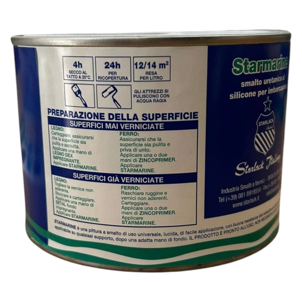 SMALTO PROFESSIONALE STARMARINE COLORE BIANCO OPACO 375ML