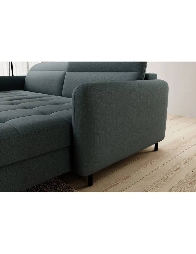 Divano ad angolo collezione GOUMSI colore Verde scuro