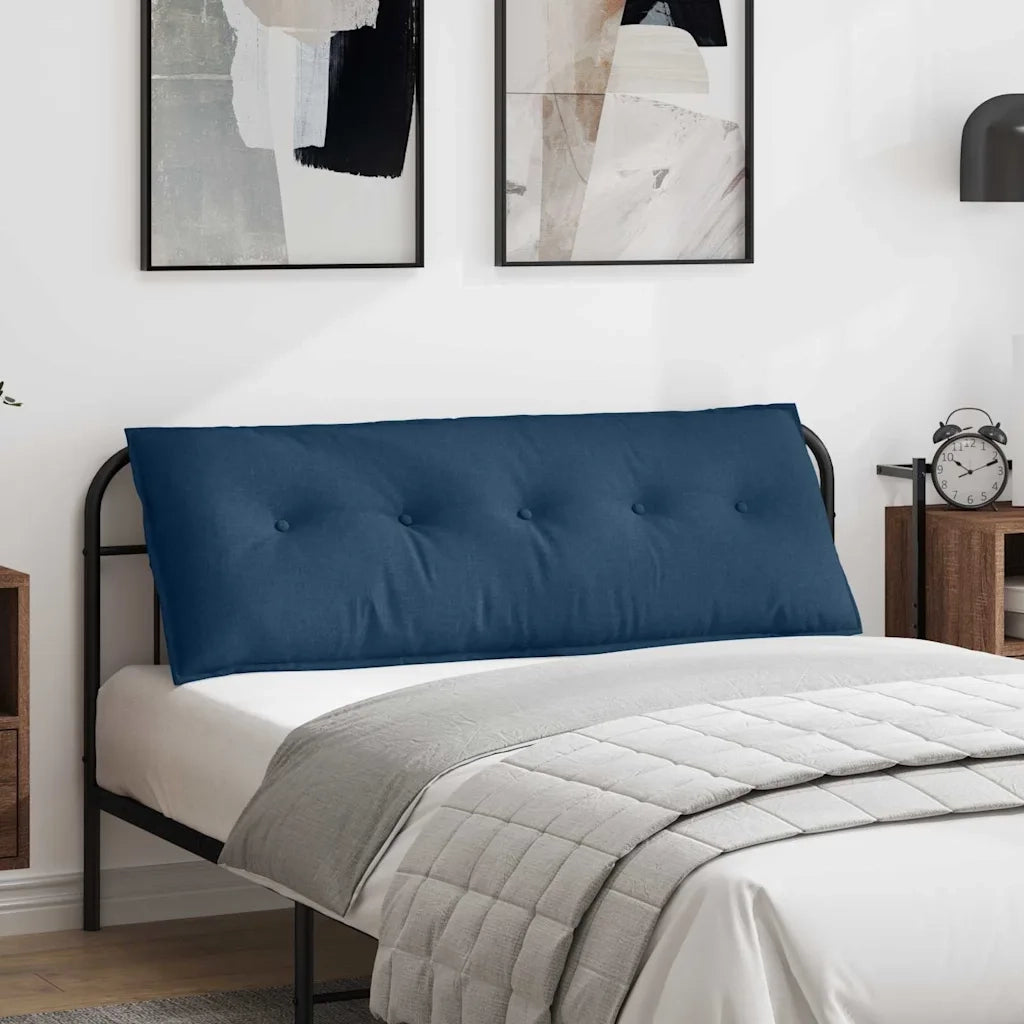 Cuscino per Schiena Blu 140 x 19 x 50 cm Tessuto 42014838