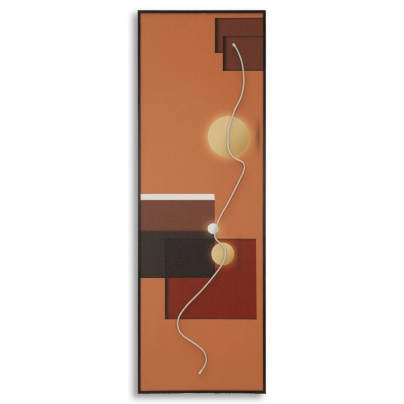 Stampa Con Led Su Tela Abstract cm 150x3,5x50