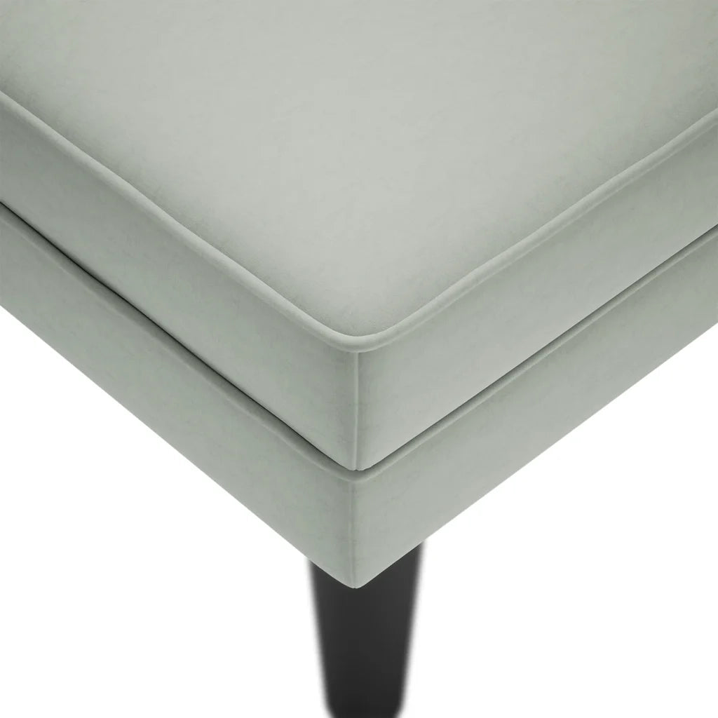 vidaXL Sdraio con Cuscino e Bracciolo Destro in Velluto Grigio Chiaro