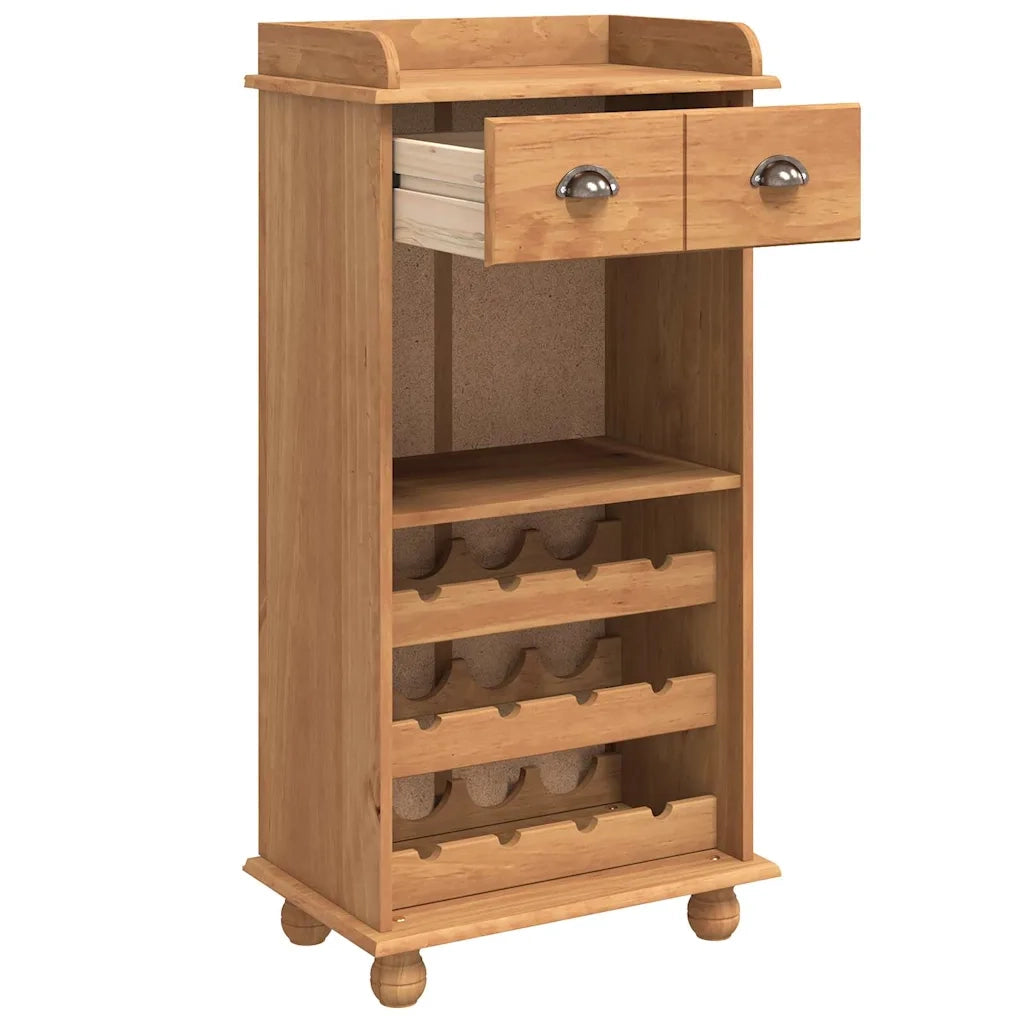 Mobile per vino ASKIM Cera di Miele 57 x 37 x 114 cm CFW2255313