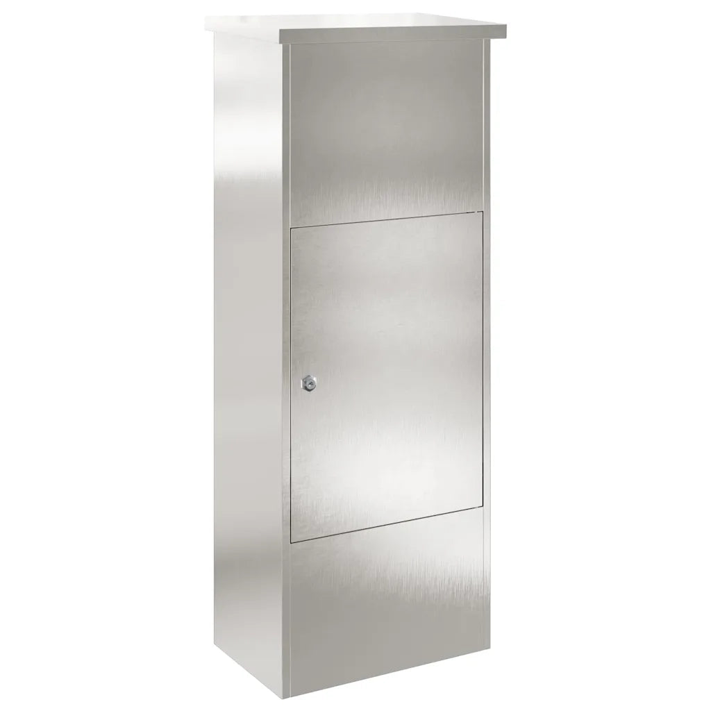 Cassetta per pacchi con porta Argento 44,5 x 29 x 110,5 cm 874930