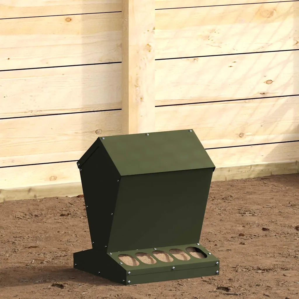 Feeder per pollo Verde oliva 30 x 30 x 39 cm CFW1123265