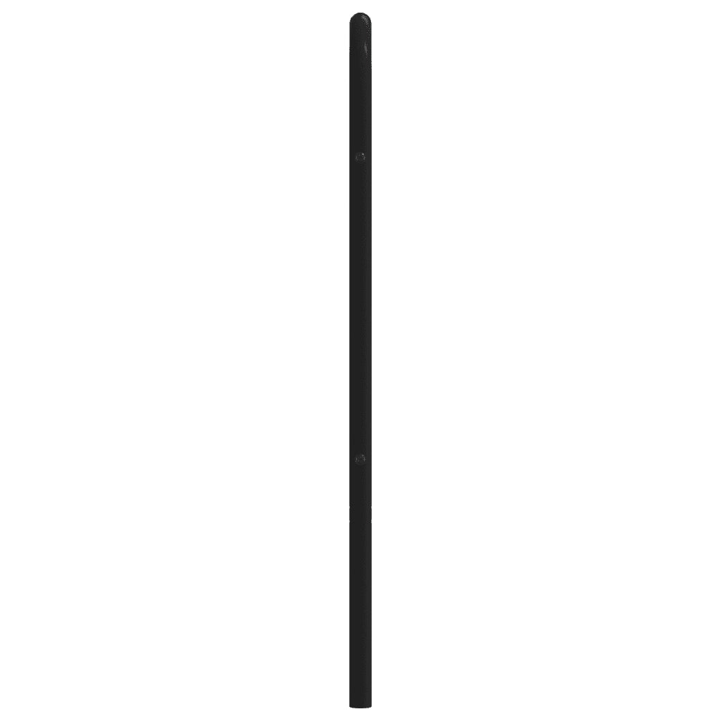 Testiera | Testata di Ricambio in Metallo Nero 140 cm