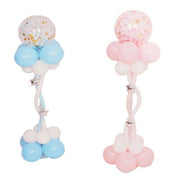 Trade Shop - Palloncino Verticale Struttura A Colonna Decorazioni Battesimo Feste Compleanno -