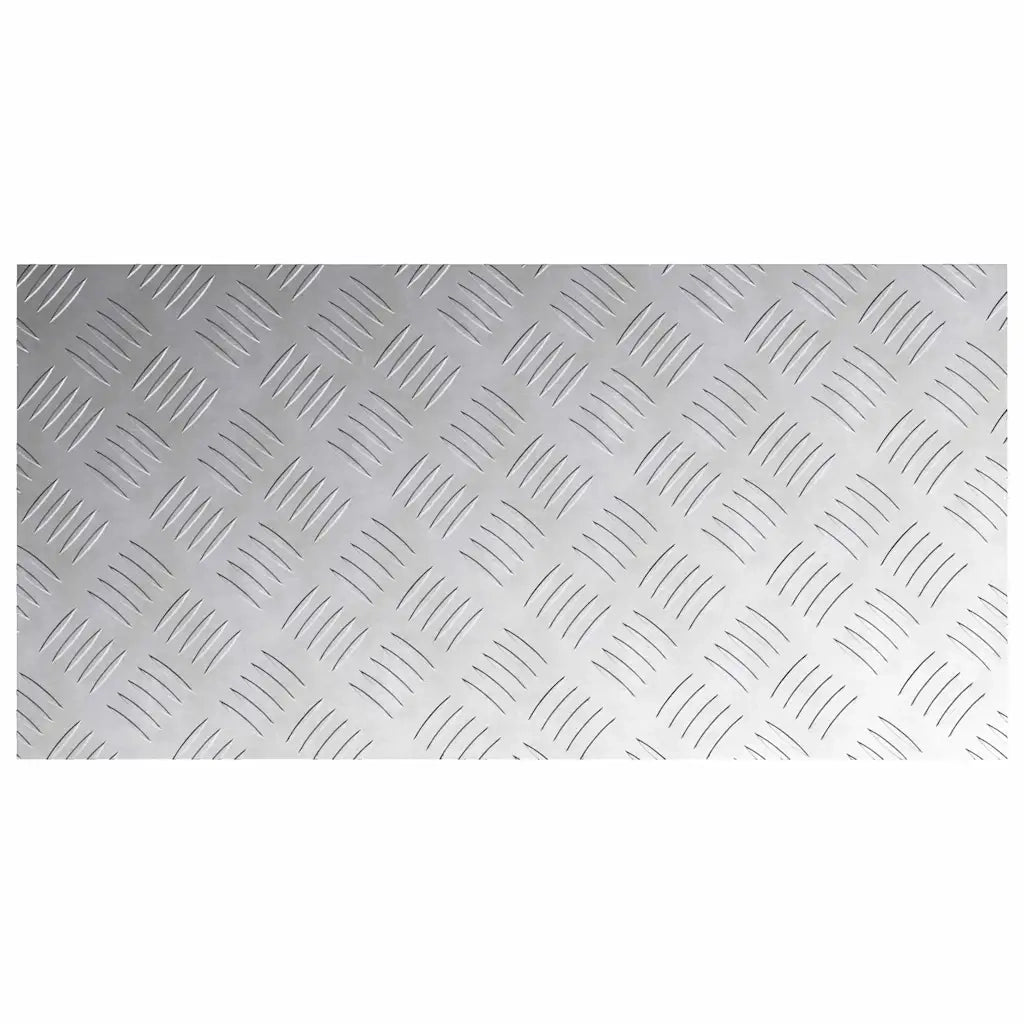 Gradini per Scale 2 pz | Tappetini per scale autoadesivi Argento 80 x 40 cm Alluminio