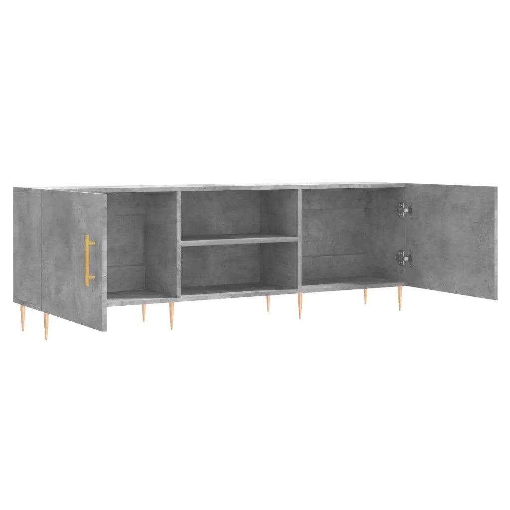 Mobile TV | Armadietto TV | Mobile Porta TV Grigio Cemento 150x30x50cm in Legno Multistrato