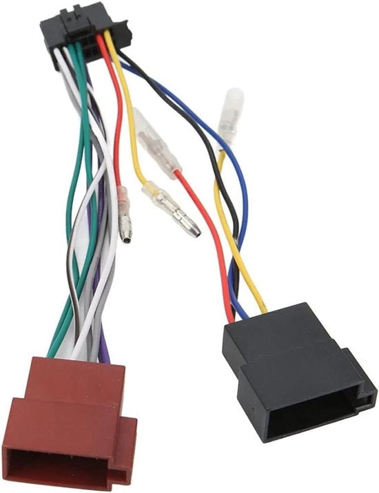 Adattatore di connessione per autoradio ISO con asta per cavi