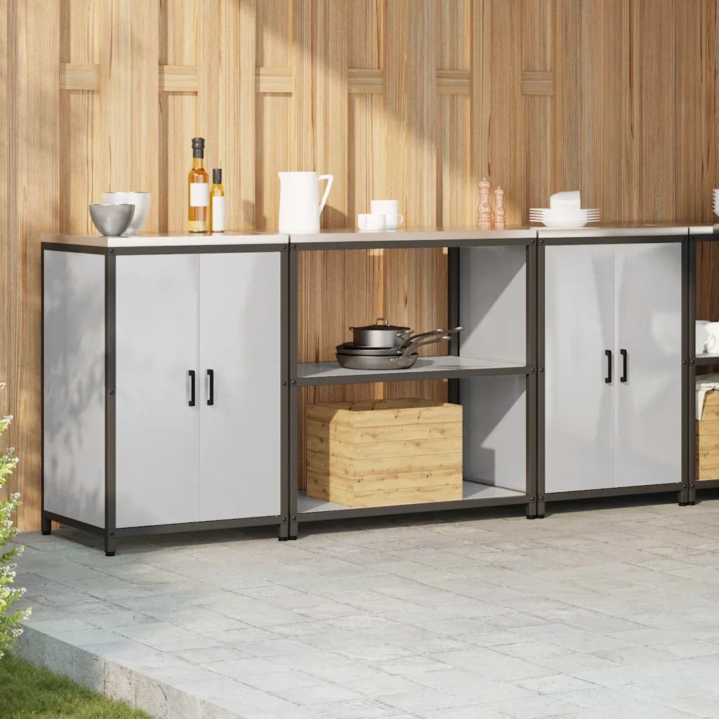 Set di Stoccaggio per Cucina 3 pcs Argento Acciaio inossidabile 3392670