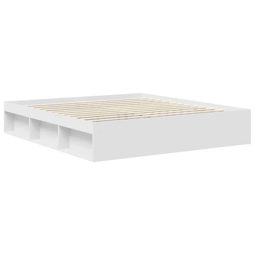 Struttura del letto Bianco 180 x 200 cm Legno multistrato 3407841