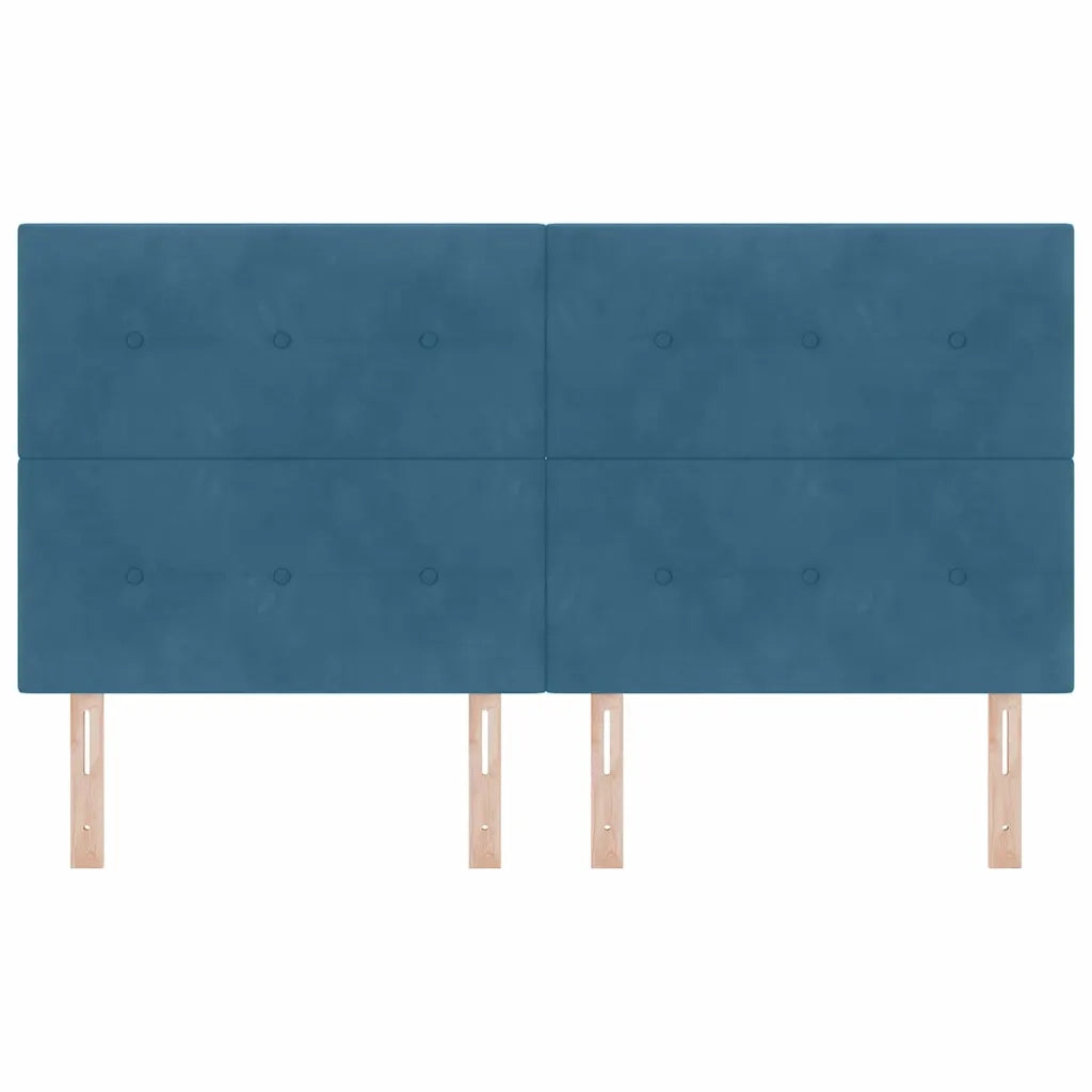 Testiera Blu Scuro 180 cm Velluto 3337858