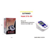 Trade Shop - Misuratore Pressione Arteriosa Sfigmomanometro Portatile Display Maxtech Sfig-e01 -