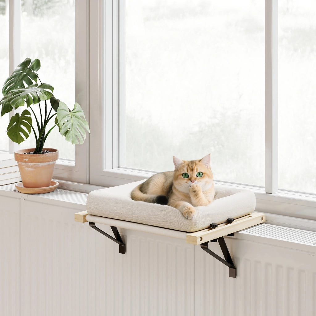 Casetta per Gatti ¨C Minimal ¨C Bianco, Legno