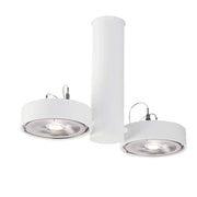 Faretto da soffitto doppio bianco tondo GU10 Shilo Natori 7212