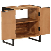 Mobile da Bagno | Armadio da bagno 55x35x60 cm in Legno Massello di Acacia e Ferro