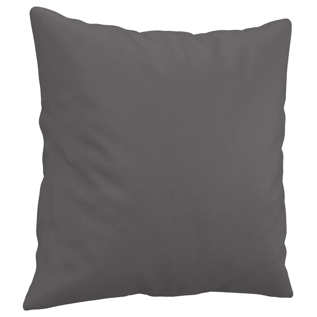 Divano a 2 Posti con Cuscini-Sofa 2 Posti con Cuscini Grigio 120 cm in Similpelle 624197