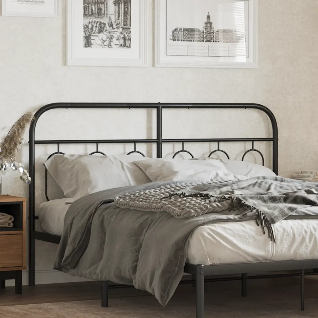 Testiera di Ricambio in Metallo Nero 137 cm 377149