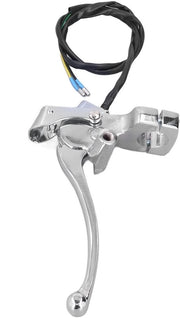 Manubrio in Alluminio per Motocicletta - Stile Retro - Sostituisce Znen 150T-E - Fissaggio 25mm - Connesione Specchera 10mm