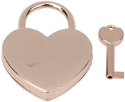 Fermo metallico a forma di cuore per gioielli e album di diario