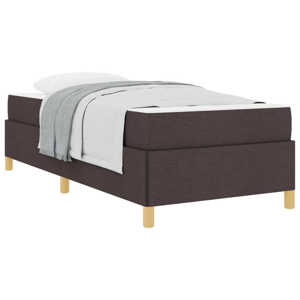 Struttura del letto Marrone Scuro 80 x 200 cm Tessuto 3398895