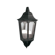 Applique esterna nera classica E27 60W IP44 Parish Elstead