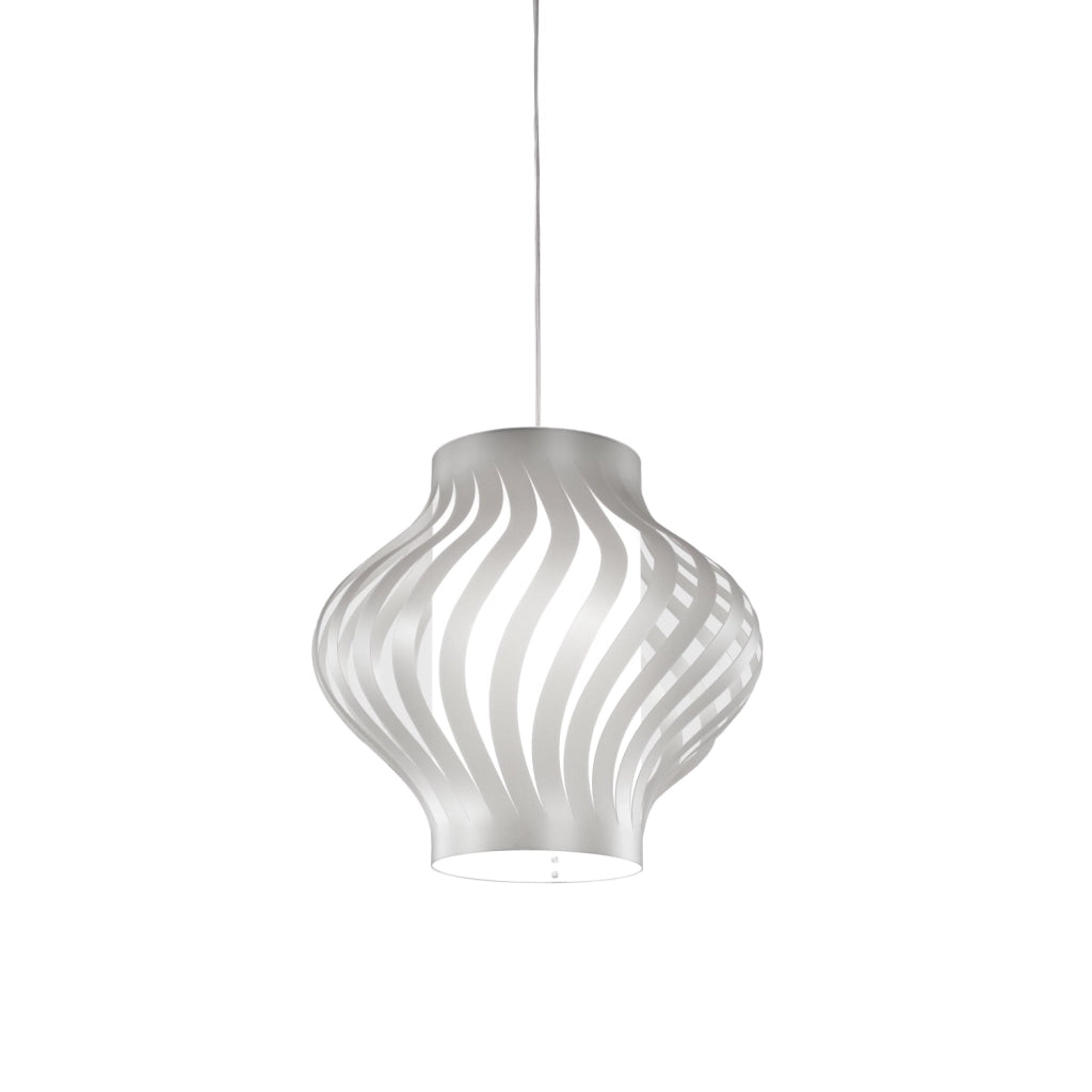Sospensione Da Esterno Moderna Helios Polilux ® Argento 1 Luce E27