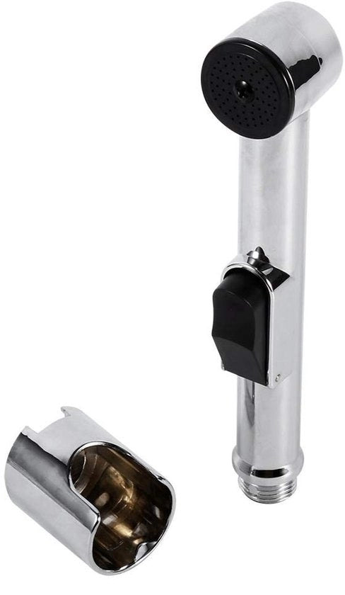 Bidet Manuale con Ergonomica Manopola - Manicotto in Cromo Gecoato ABS - Installazione Facile - Ottima Igiene - Comoda Regolazione - Doccia per Bagno