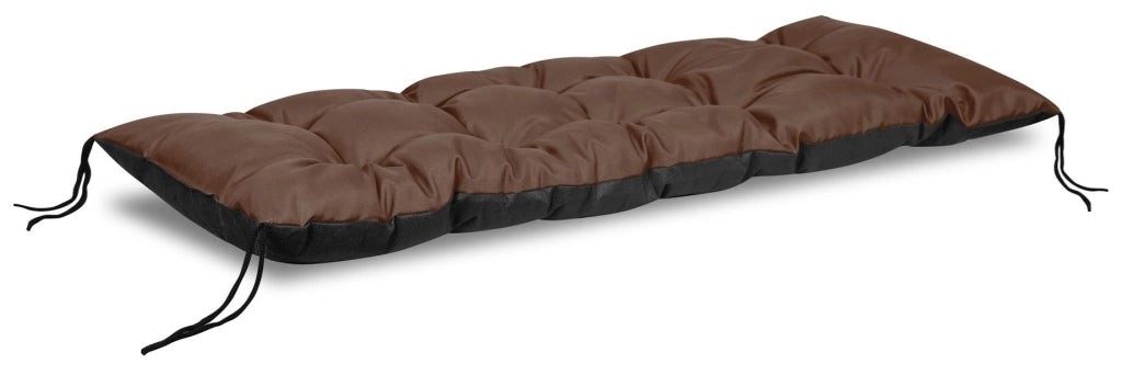 AIO FACTORY Cuscino da giardino impermeabile marrone 120x40 cm per panca in pallet