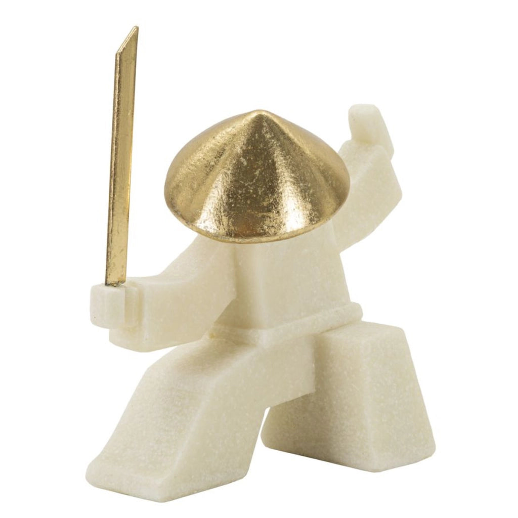 Statuetta samurai Oda Quarzy -A- in resina e metallo