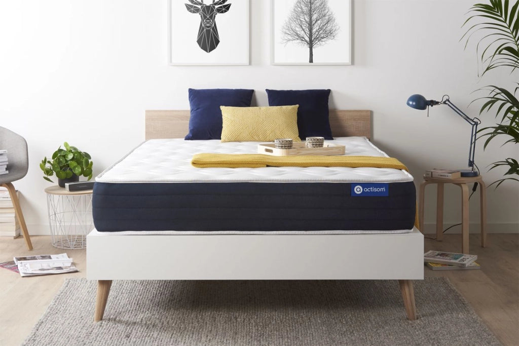 Materasso matrimoniale Actilatex sleep 180x220cm - Spessore : 22cm - Lattice e memory foam - Bilanciato