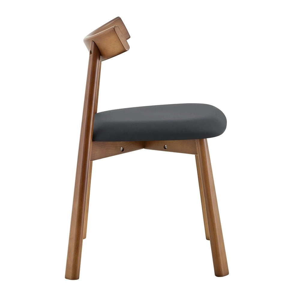 Sedie da Pranzo Set 2 Pezzi con Schienale Ergonomico ¨C MINIMAL ¨C Legno, Imbottite