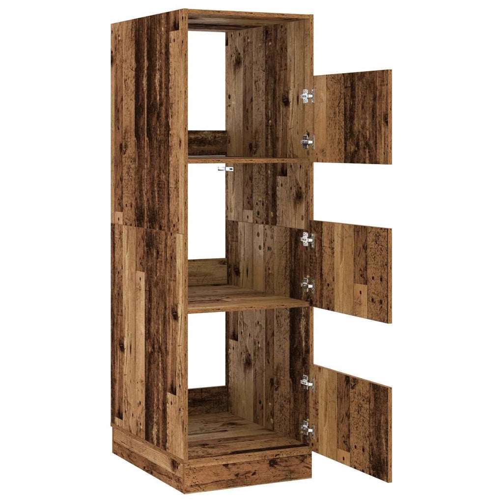 Mobile da lavanderia con porta Legno vecchio 50 x 68 x 162 cm 3422798